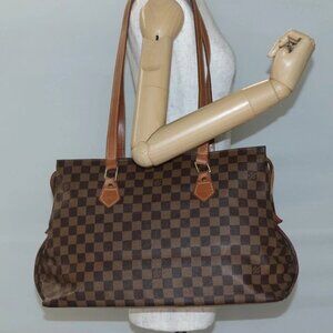 LOUIS VUITTON Damier Ebene Colombine Bag 100th anniversary N99037 LV Auth 141322